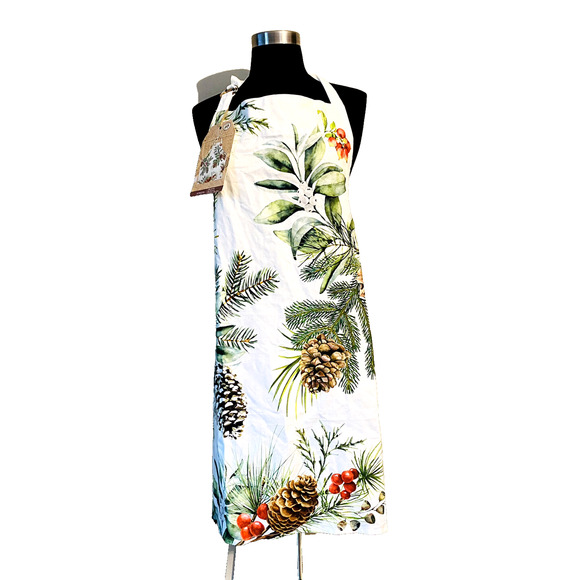 New with Tags Michel Design Works White Spruce Apron Style APR362 - Picture 9 of 9